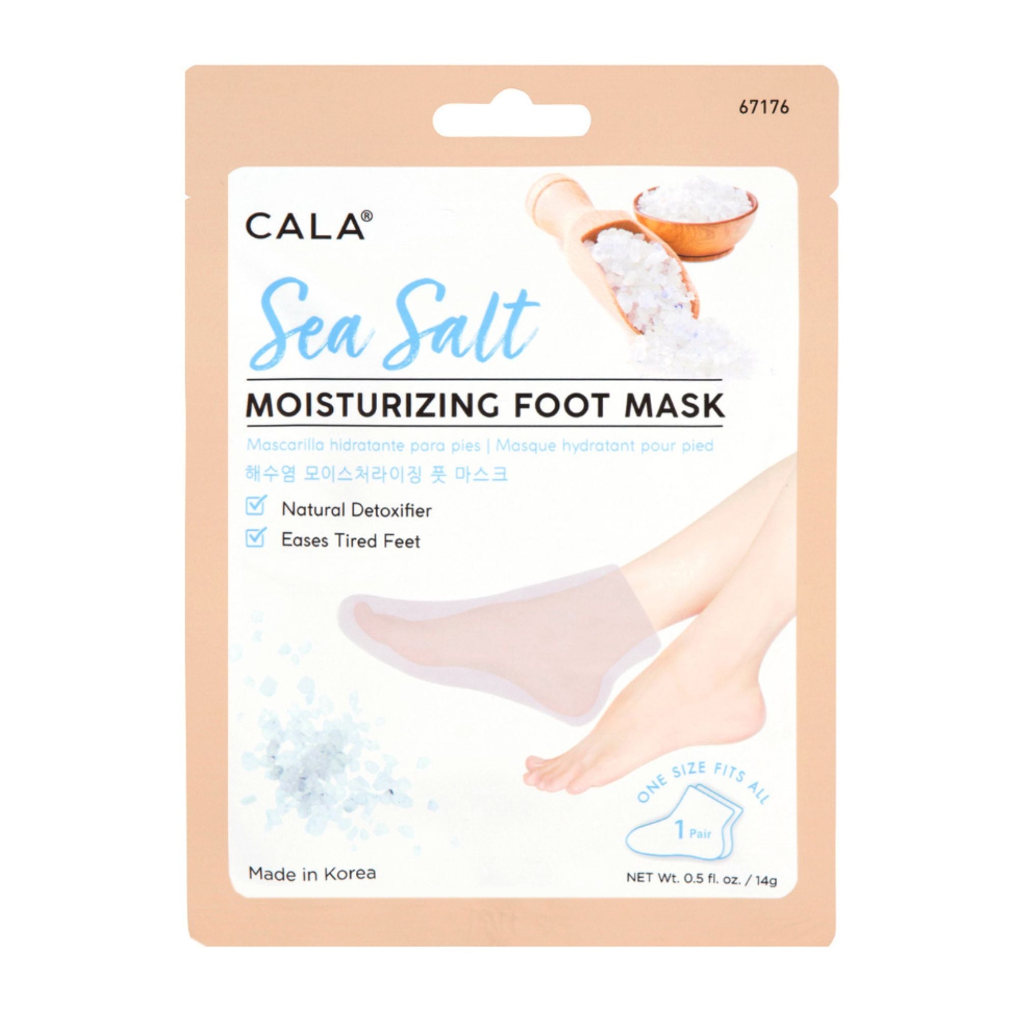 Cala - Sea Salt Moisturizing Foot Mask (W-F-01)