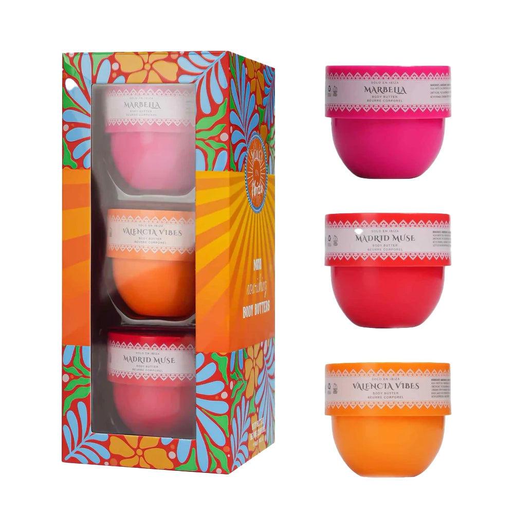 SOLO EN IBIZA - 3pcs Body Butter 50g/1.76oz-Madrid Muse / Valencia Vibes / Marbella