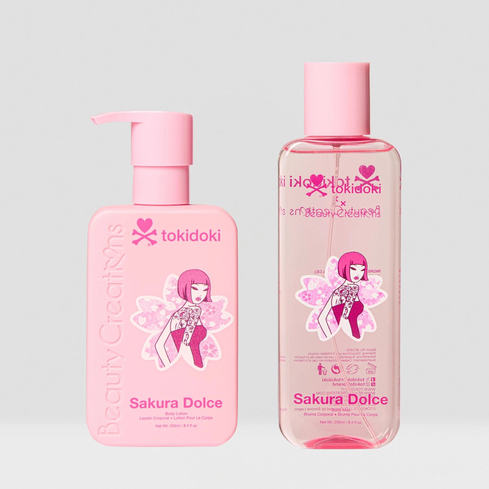 Beauty Creations - Tokidoki Sakura Dolce Body Lotion & Mist Set