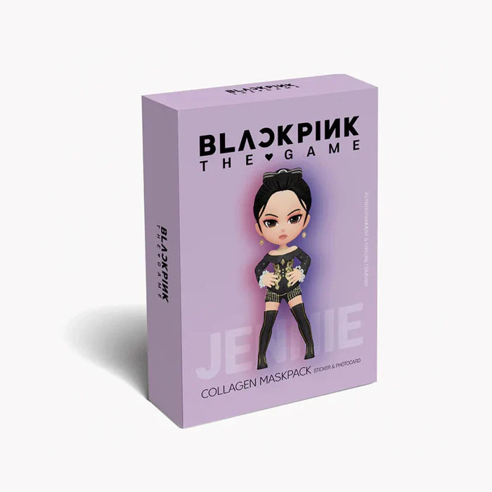 S.HE -  "BlackPink the Game" Jennie Collagen Mask Pack
