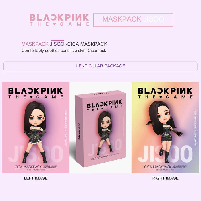 S.HE - "BlackPink the Game" Jisoo Cica Mask Pack