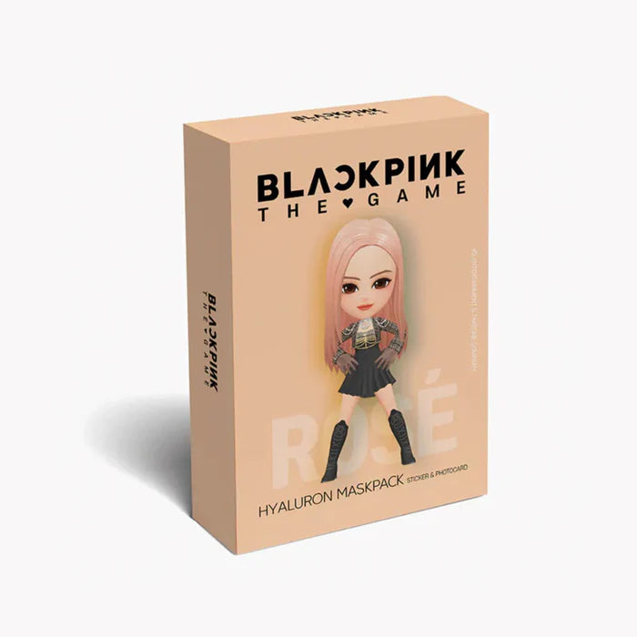 S.HE - "BlackPink the Game" Rose Hyaluronic Mask Pack
