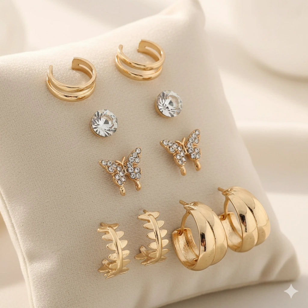 The Ultimate Earring Wardrobe: 5-Pair "Super Bonus Pack"