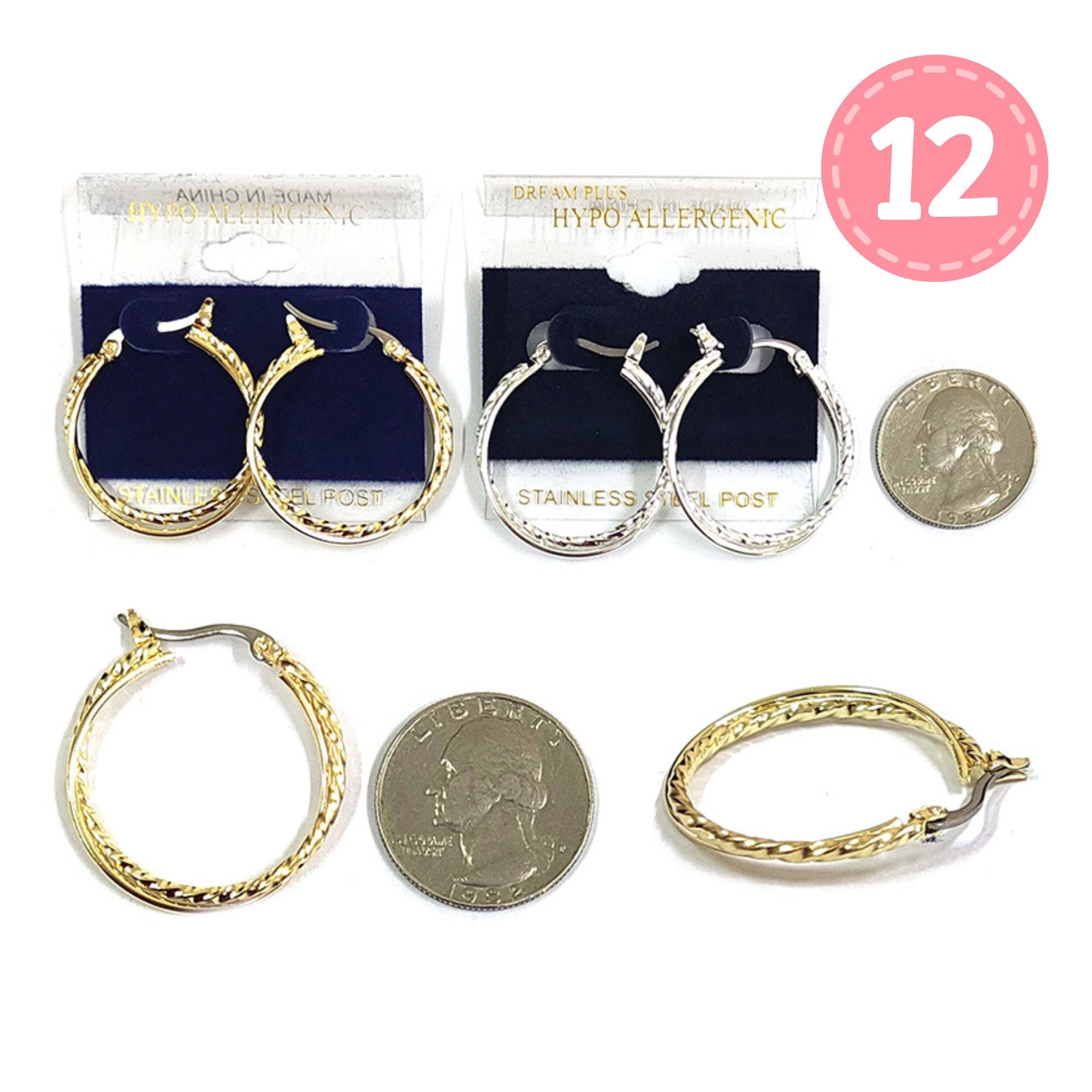 Earrings - 175 DEC7642GS-HP