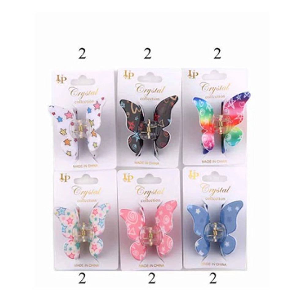 Butterfly Hair Claw Clips - 5cm Claw