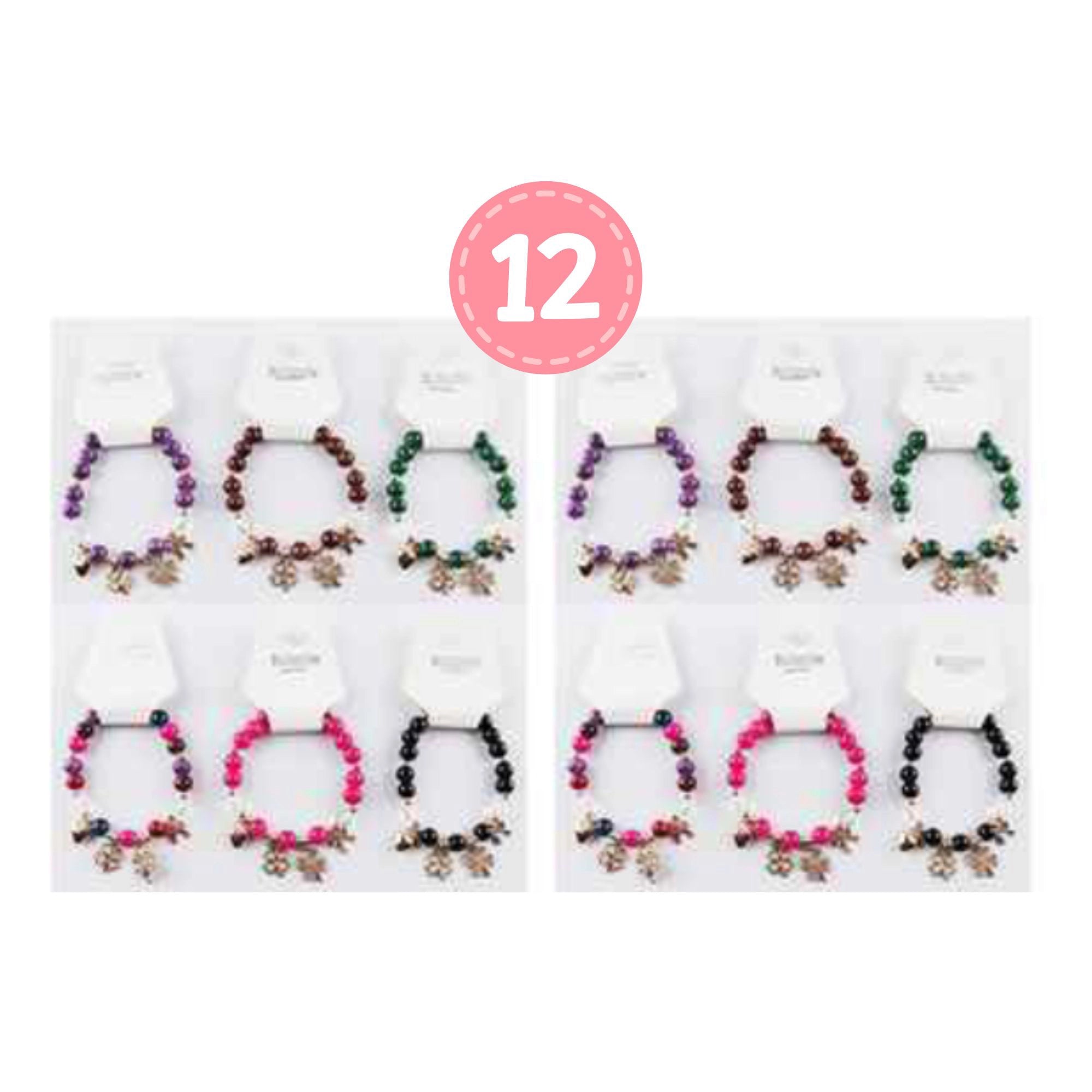 Lucky Charm & Heart Beaded Bracelet