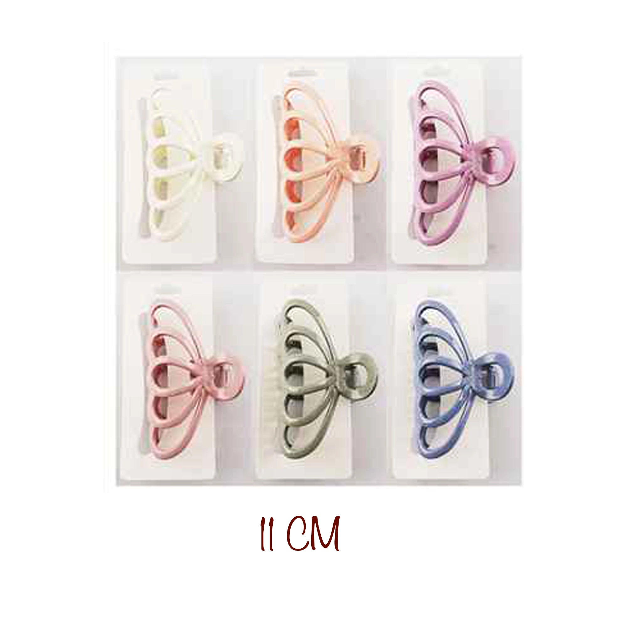 Matte Geometric Hair Claw – 11CM Medium Claw
