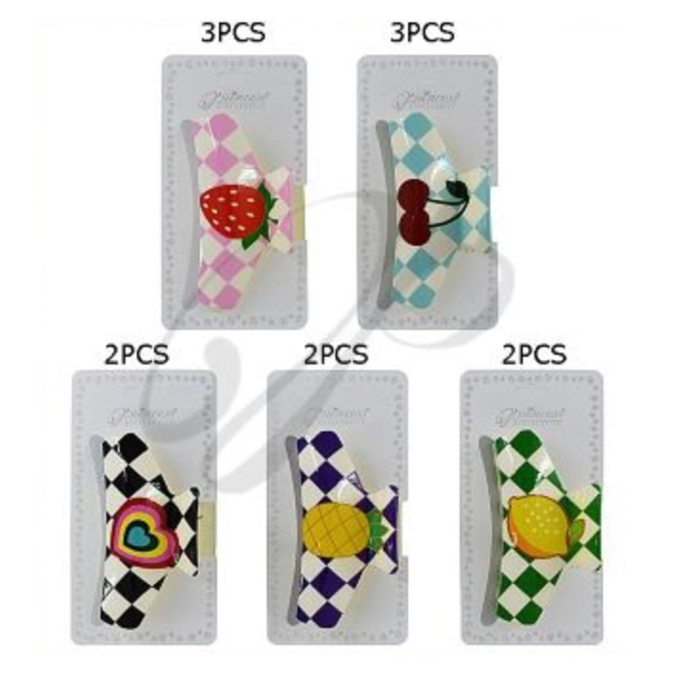 Fruits Checkers Clawclip - 9cm Claw