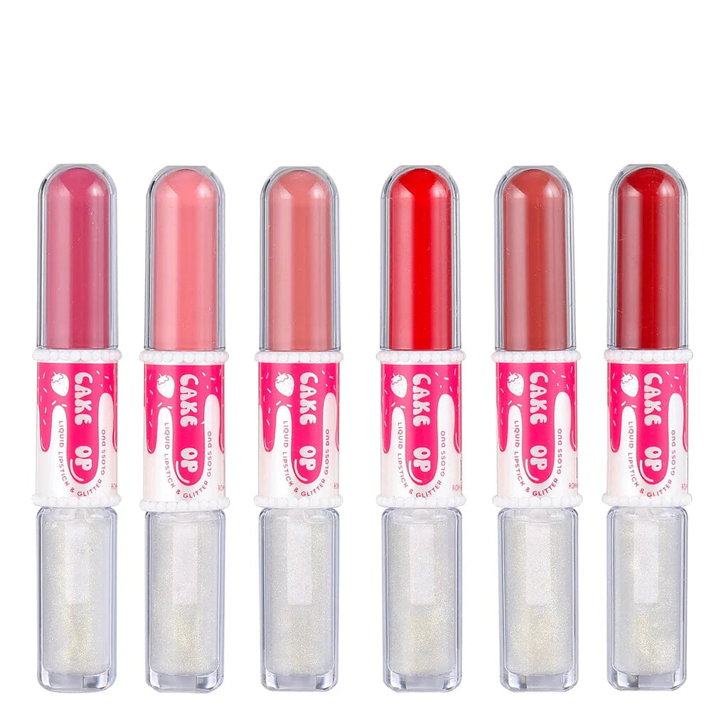 Romantic Beauty - Cake Pop Duo Liquid Lipstick Glitter Glossy
