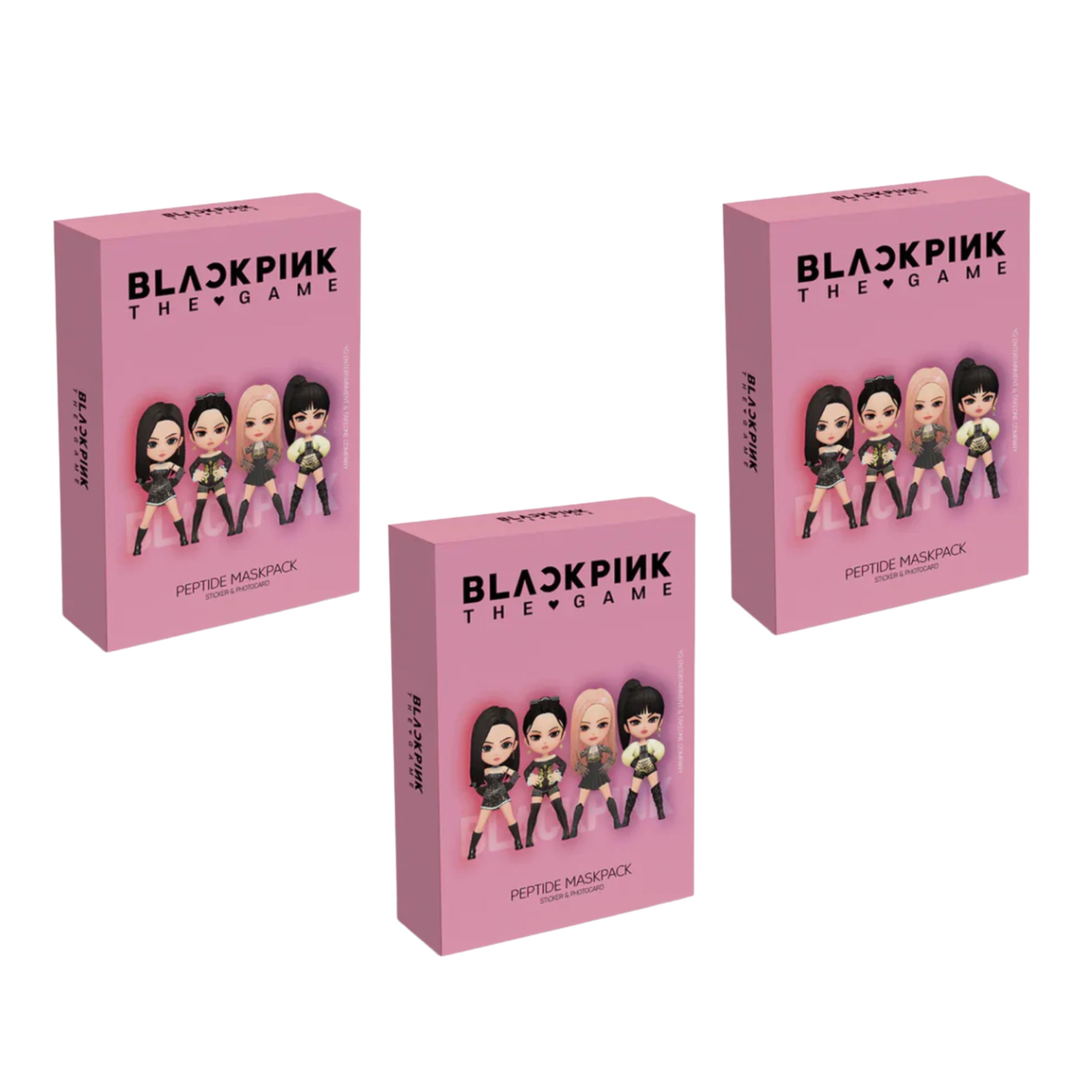 S.HE - "BlackPink the Game" Group Peptide Mask Pack