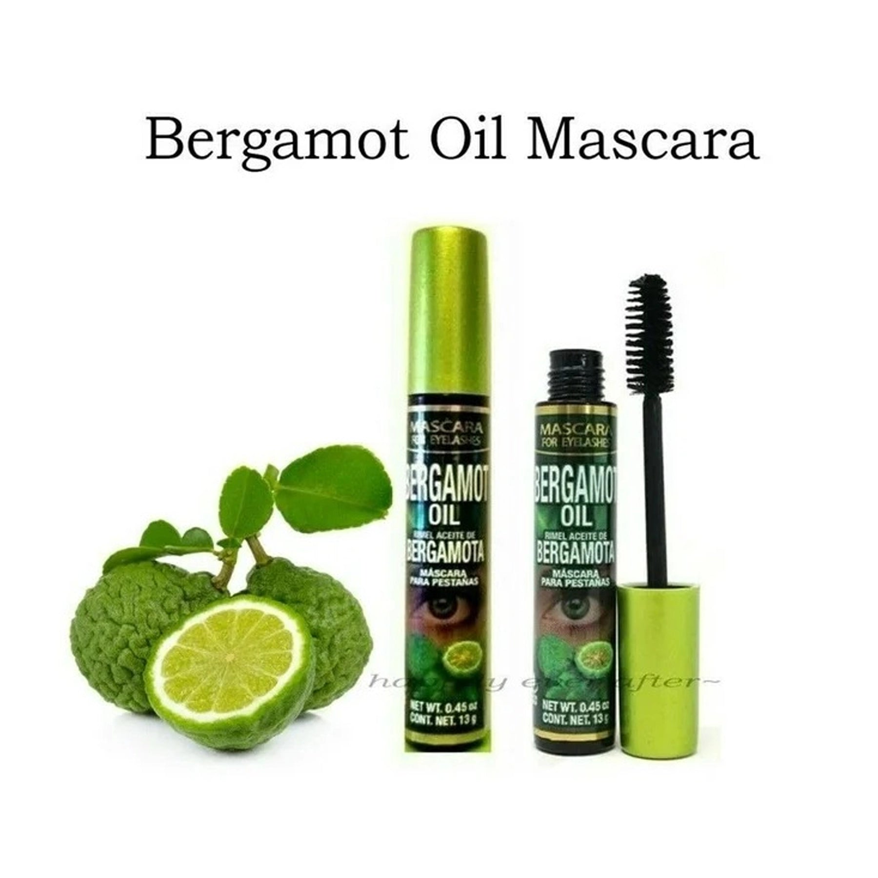 Alma Belleza - Bergamota Rimel Oil Black Aceite Waterproof Mascara