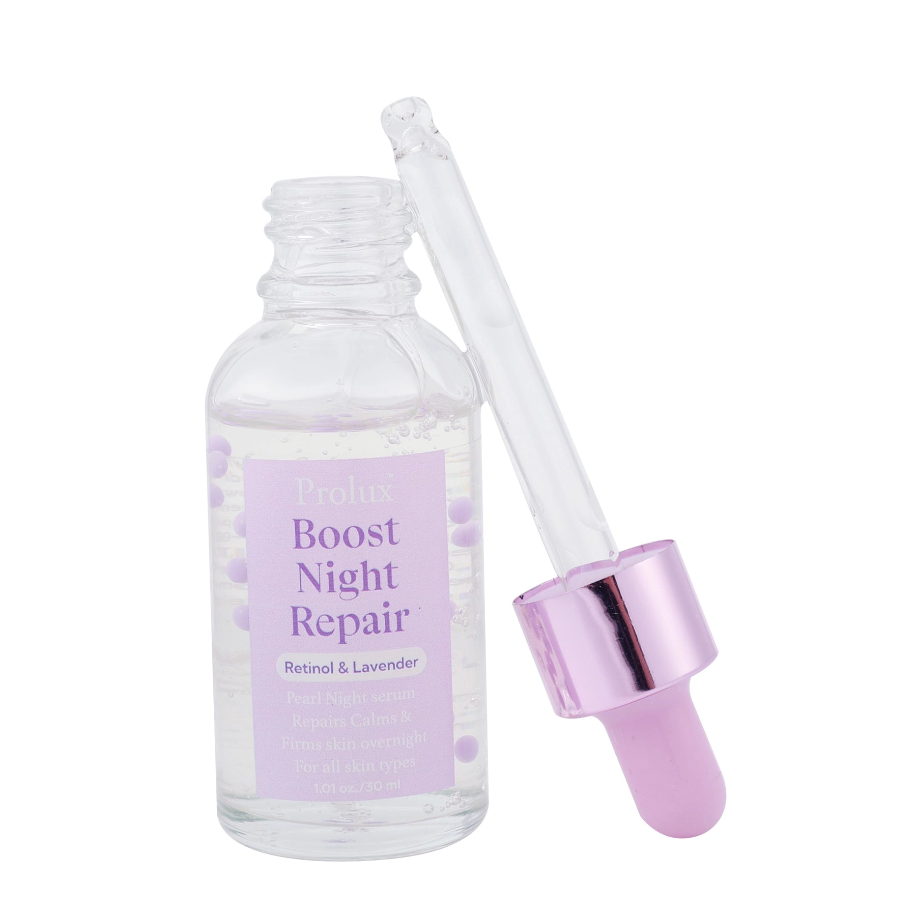 Prolux - Boost Night Repair Retinol & Lavender Pearl Night Serum