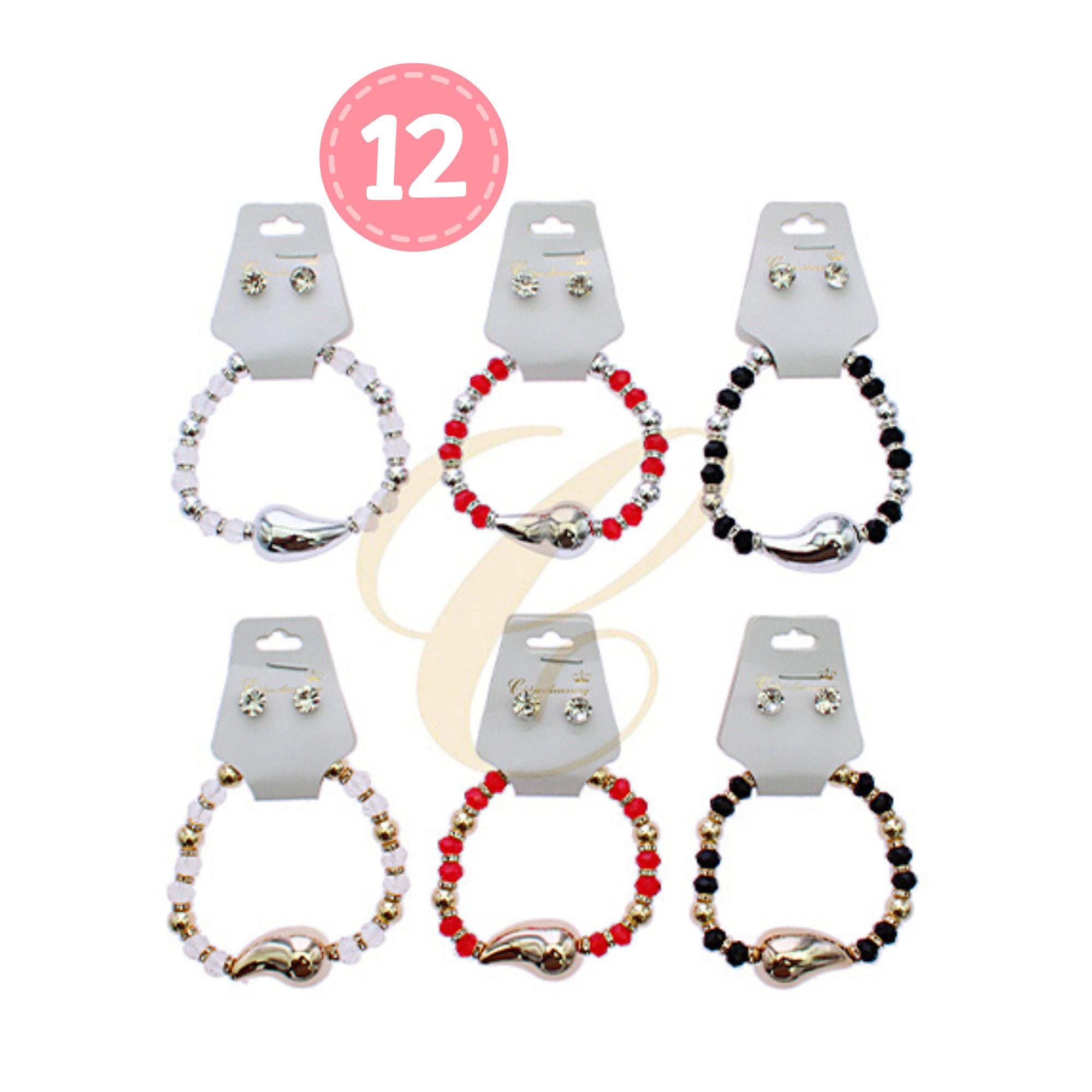 Bold Elegance Beaded Bracelet Charms