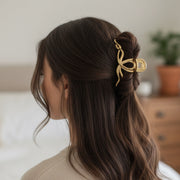 Metallic Wave Hair Claw | Color Silver and Gold