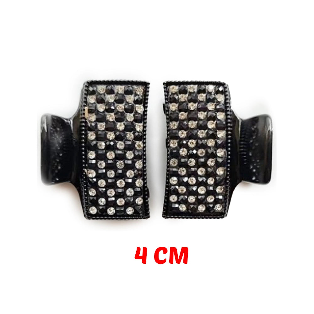 Rhinestone Hair Claw Clip - 4cm Small Claw