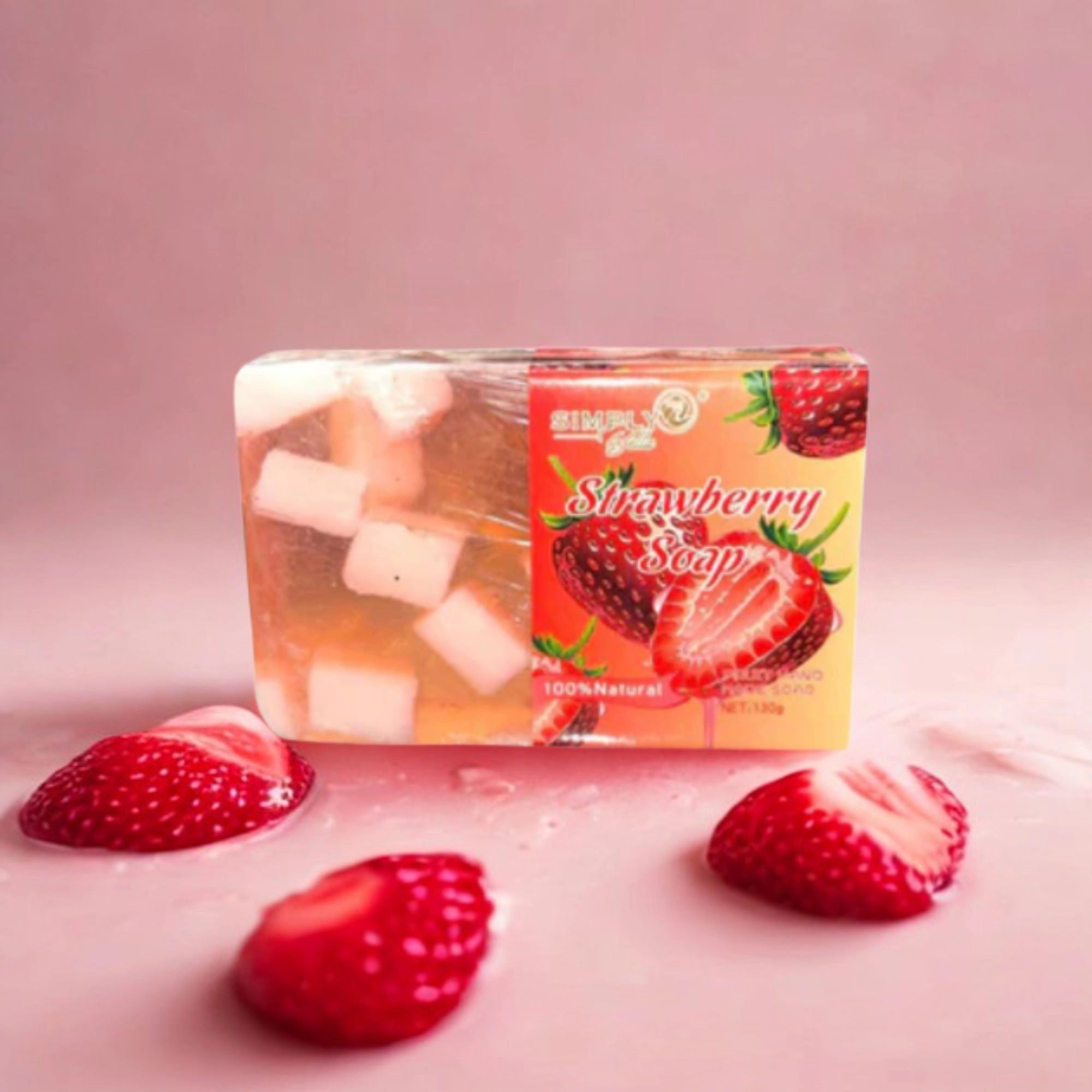 Simply Bella -  Strawberry Natural Soap