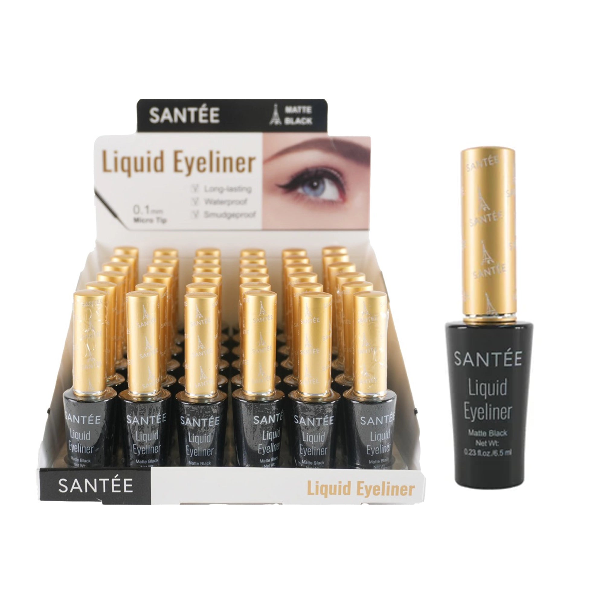 SANTEE - Waterproof Liquid Eyeliner