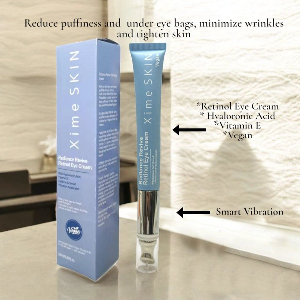 Xime Beauty - Retinol Revive Eye Cream with Smart Vibration Applicator