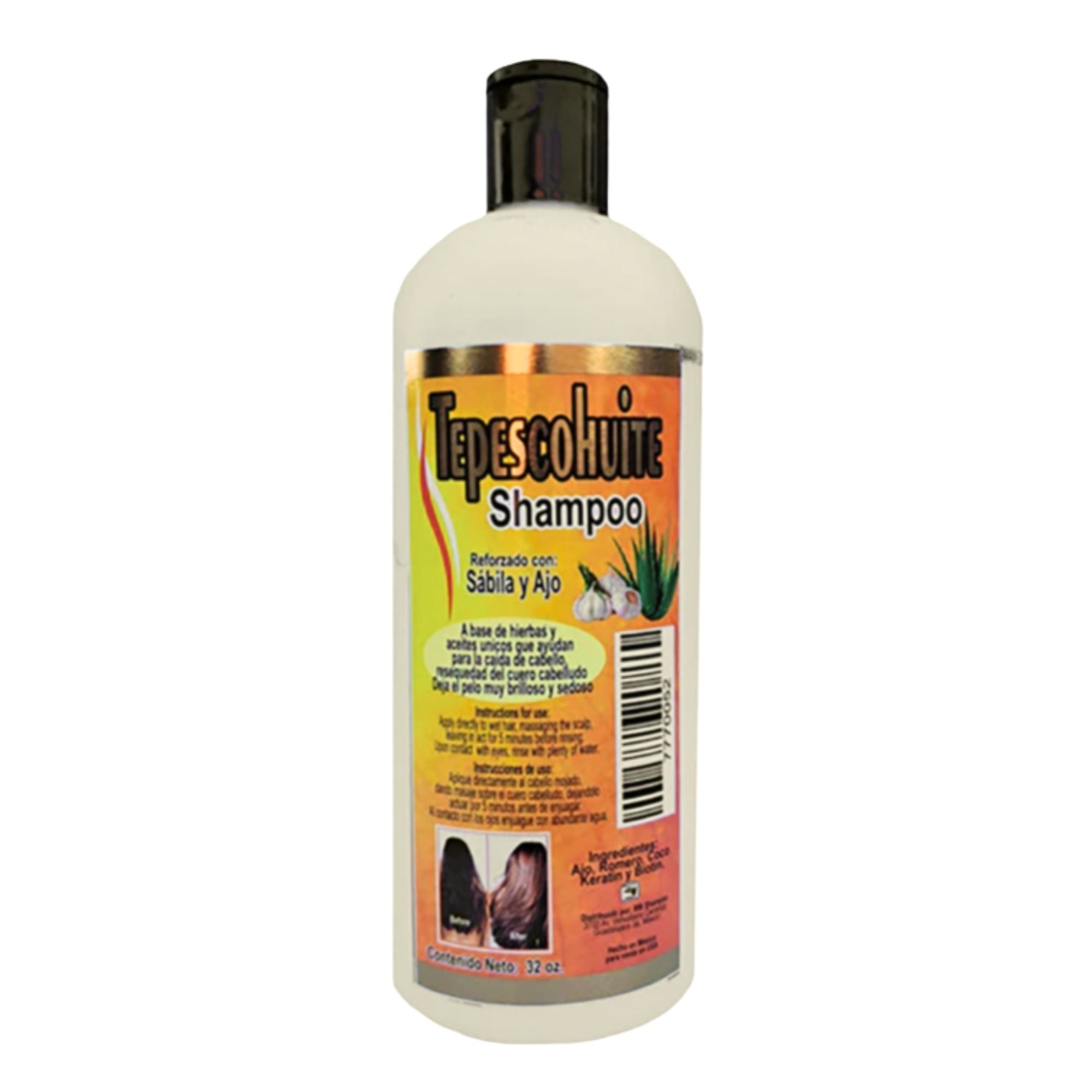 Shampoo - Tepescohuite Reforzado Con Ajo Y Sabila - TRUECOLOR WHOLESALE