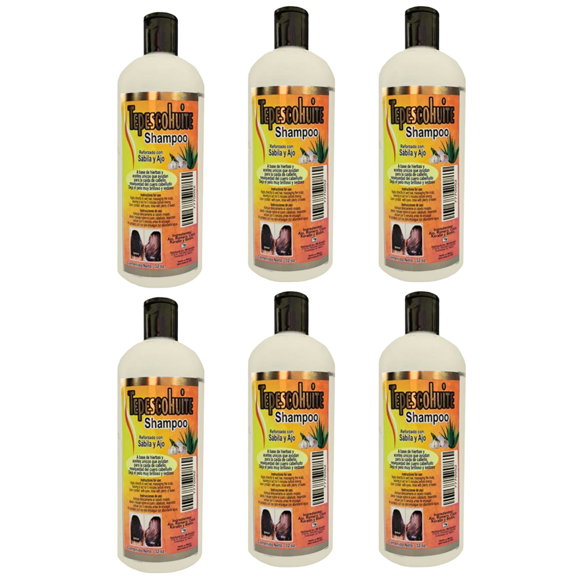 Shampoo - Tepescohuite Reforzado Con Ajo Y Sabila - TRUECOLOR WHOLESALE