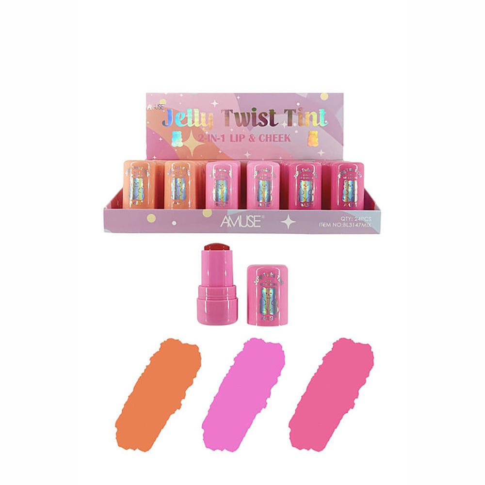 Amuse - Jelly Twist Tint 2 in 1 Lip & Cheek – TRUECOLOR WHOLESALE