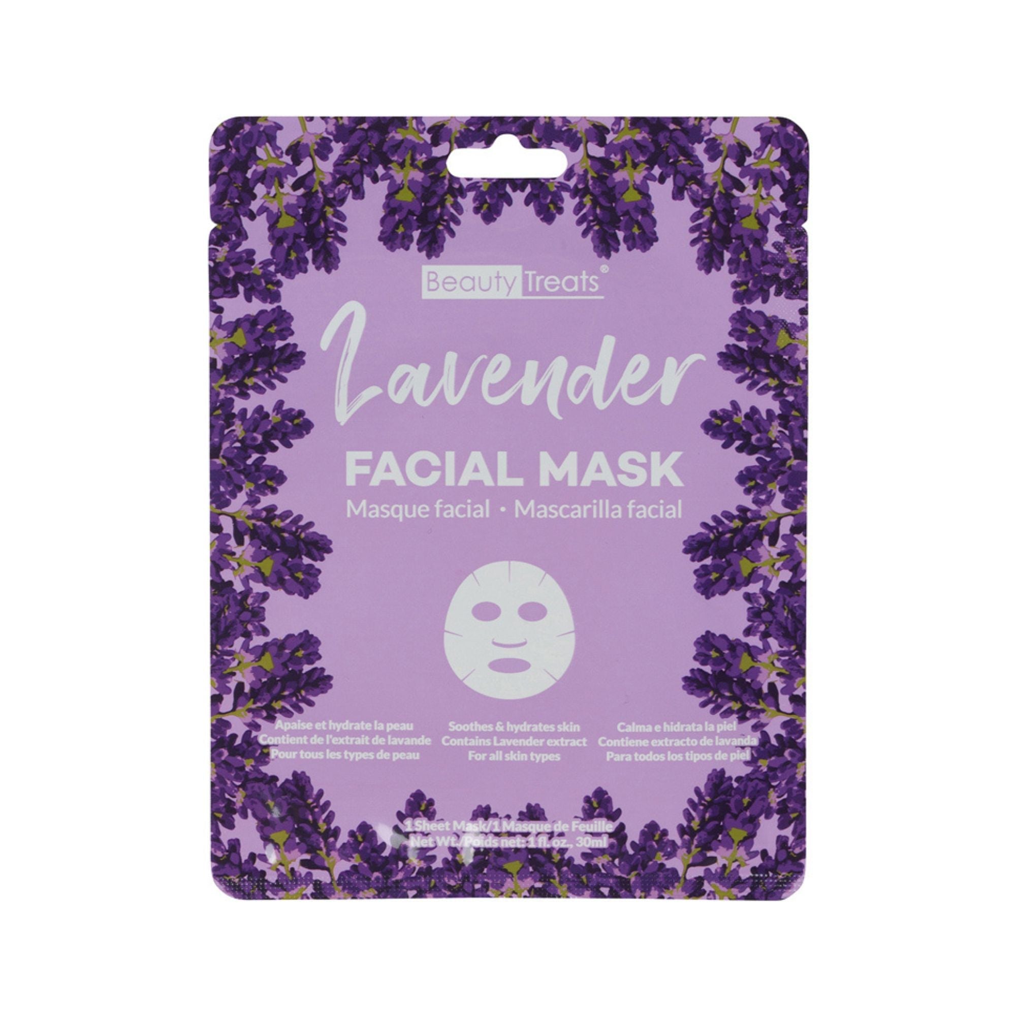 Beauty Treats - Lavender Facial Mask - TRUECOLOR WHOLESALE