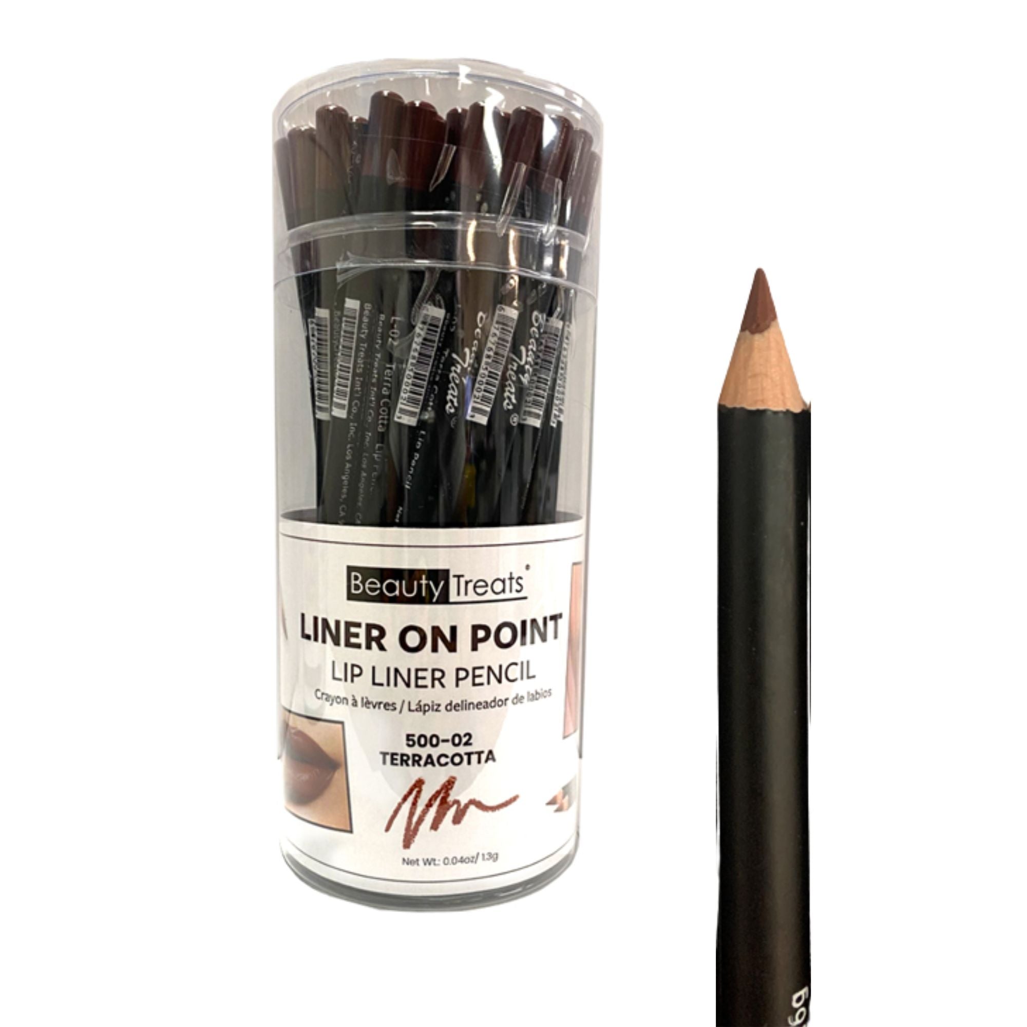 Beauty Treats - 7" Lip Liner Pencil - TERRA COTTA - TRUECOLOR WHOLESALE