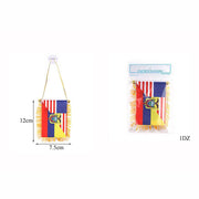 Ecuador Usa Mini Banners 4"x6" - TRUECOLOR WHOLESALE