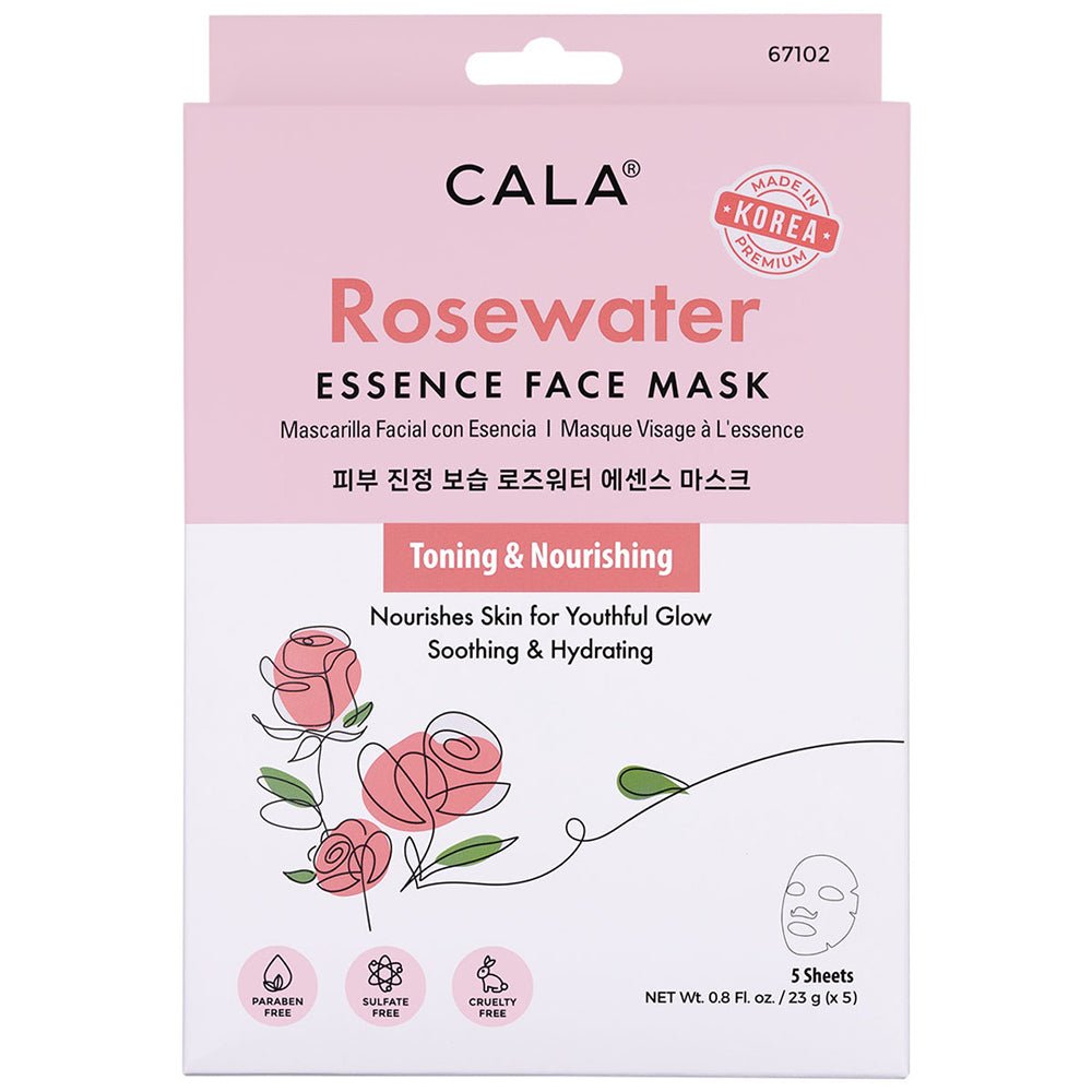 Cala - Rosewater Essence Face Mask (Brightening & Toning) - TRUECOLOR WHOLESALE
