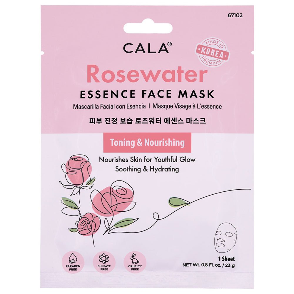 Cala - Rosewater Essence Face Mask (Brightening & Toning) - TRUECOLOR WHOLESALE