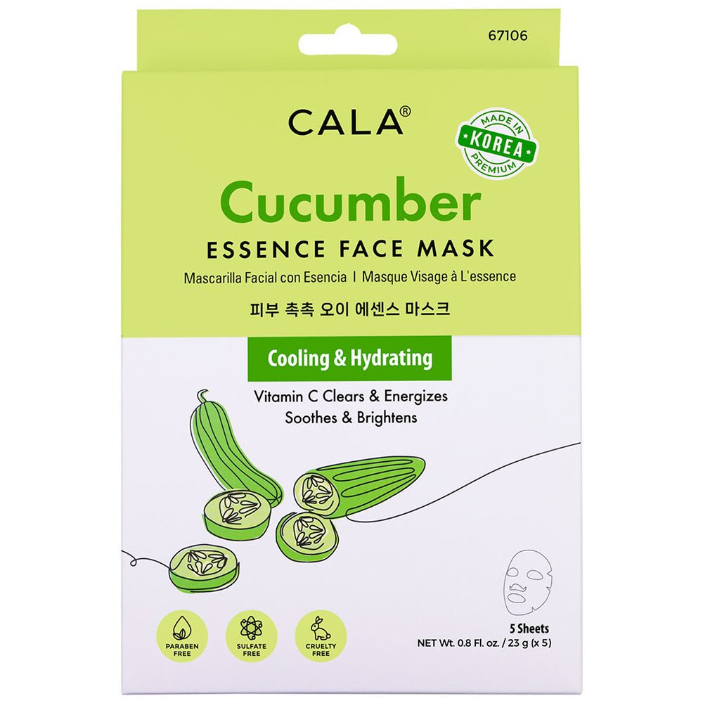 Cala - Cucumber Essence Face Mask (Cooling & Hydrating) - TRUECOLOR WHOLESALE