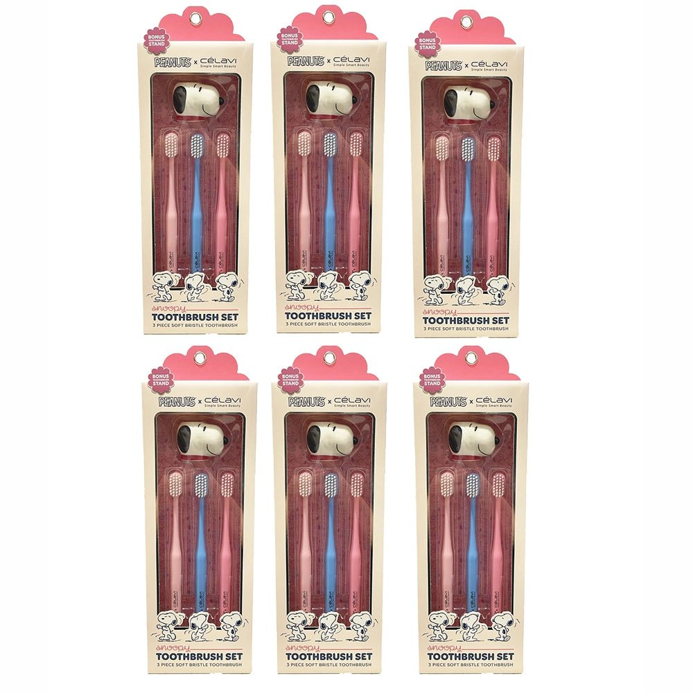 Celavi - Peanuts Toothbtush Set - TRUECOLOR WHOLESALE