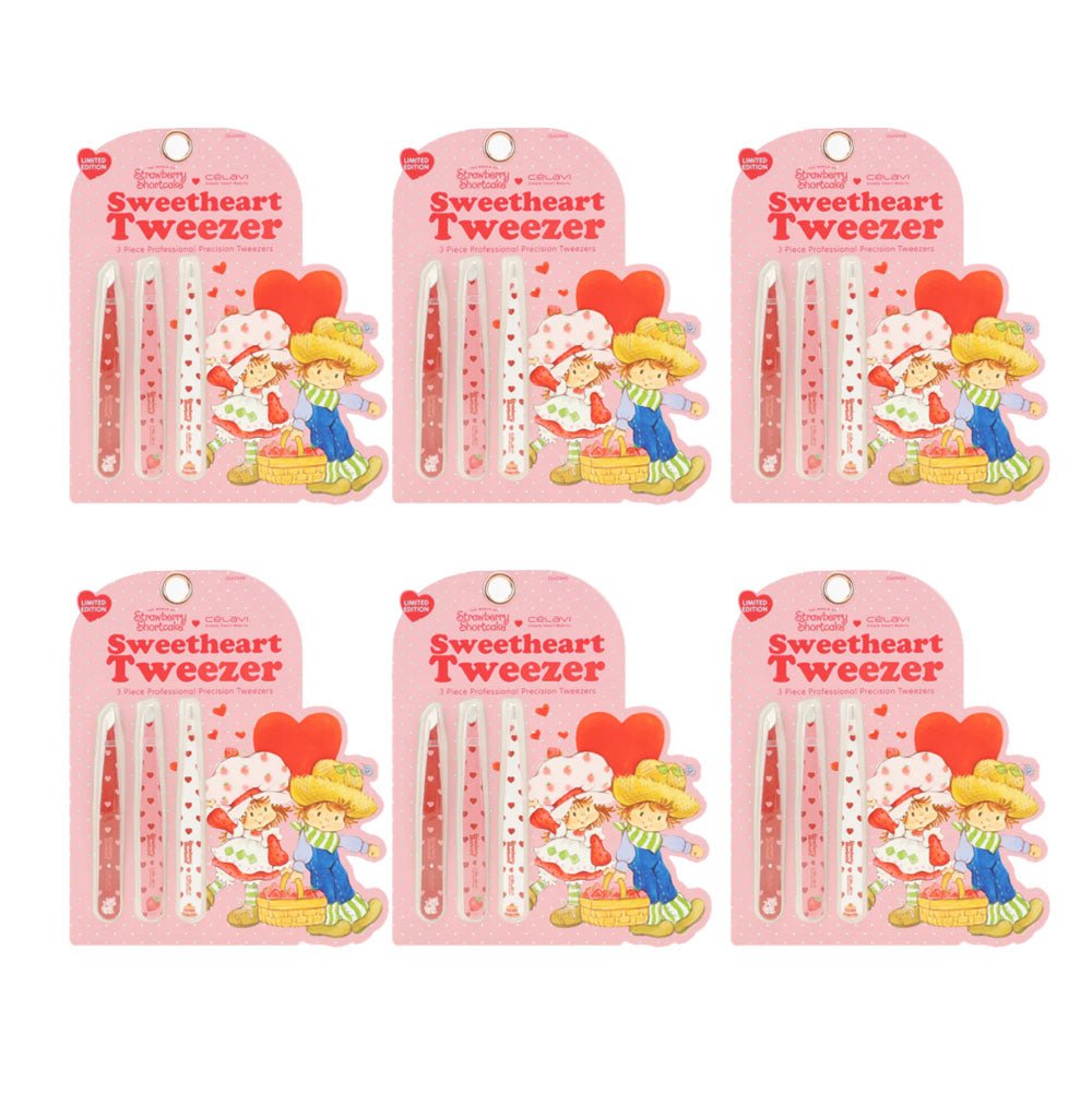 Celavi - Strawberry Shortcake 3PC Printed Tweezer Set (V - day) - TRUECOLOR WHOLESALE