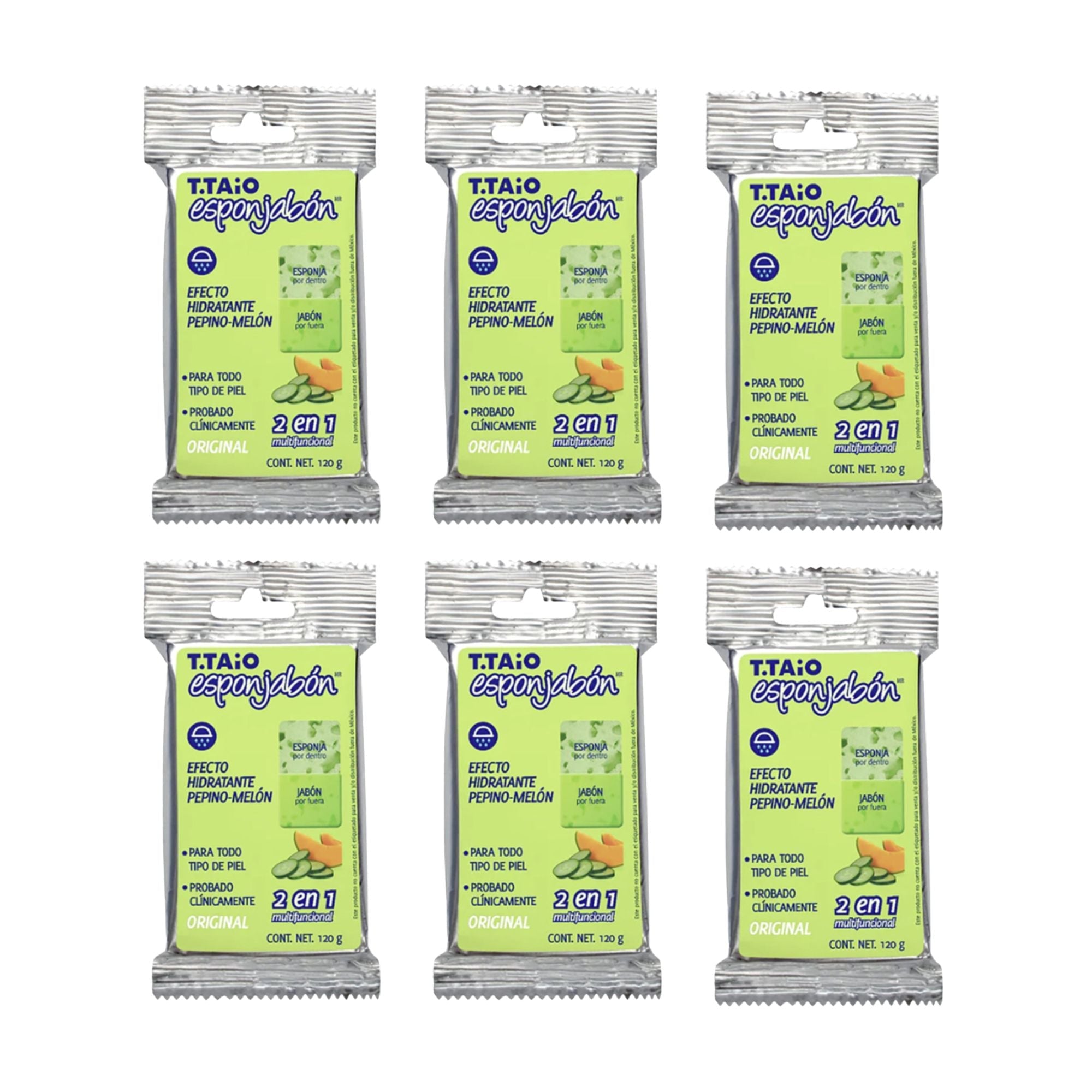 T.Taio Esponjabon Sponge Soap - PEPINO - MELON - TRUECOLOR WHOLESALE