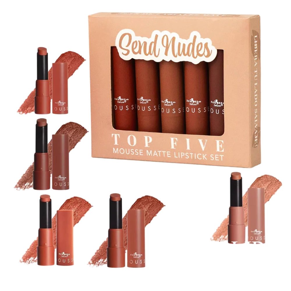 Italia Deluxe - Mousse Matte Lipstick - Top Five Set (7 options