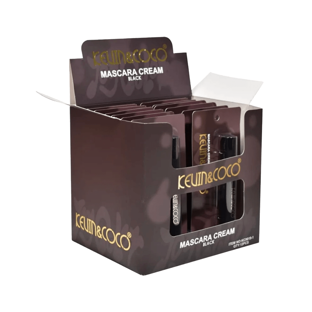 Kevin&Coco - Black Mascara 12PC - TRUECOLOR WHOLESALE