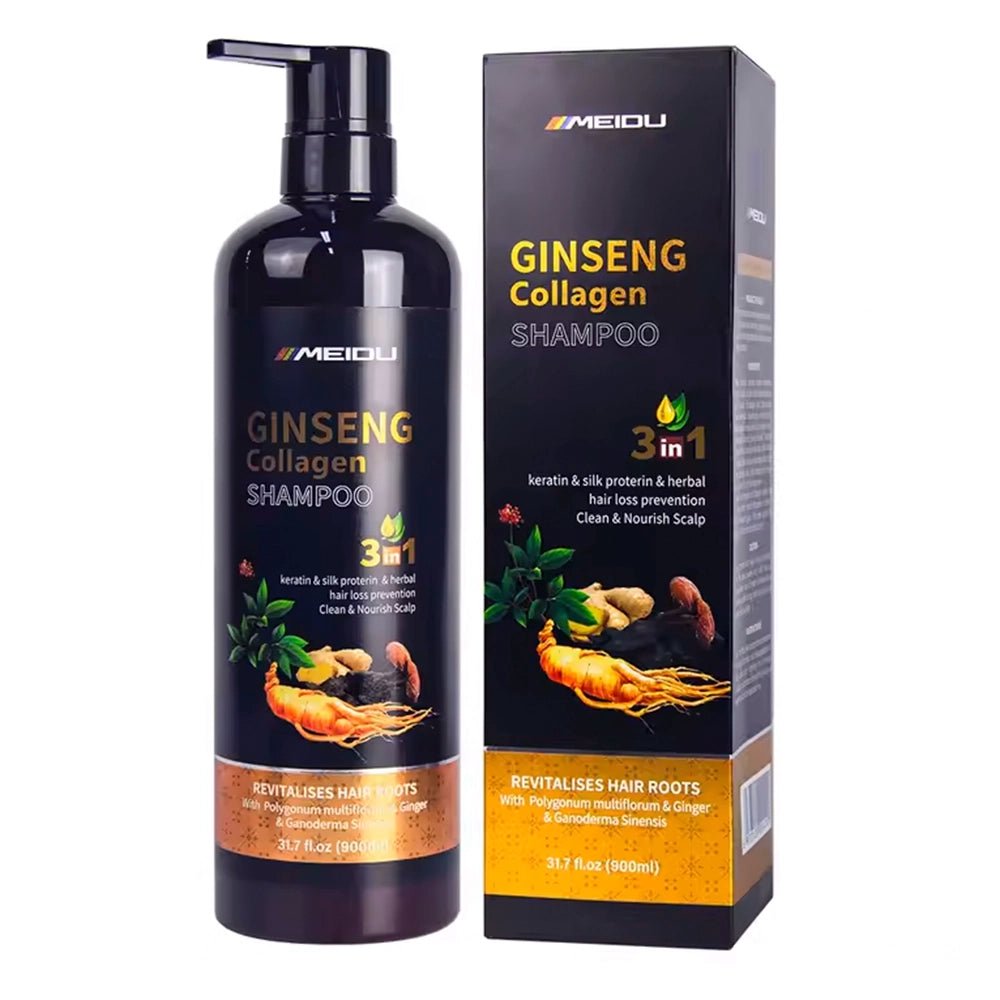 Meidu Ginseng Collagen Shampoo – Strengthening & Moisturizing Hair