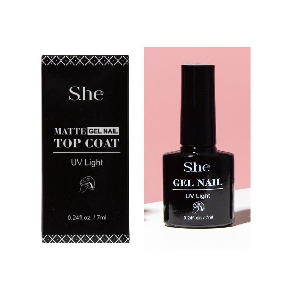 S.HE - Gel Nail UV Light - MATTE TOP COAT - TRUECOLOR WHOLESALE