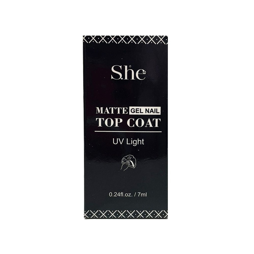 S.HE - Gel Nail UV Light - MATTE TOP COAT - TRUECOLOR WHOLESALE