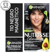 GARNIER - Hair Dye Nutrisse 110 Black Magnetic - TRUECOLOR WHOLESALE