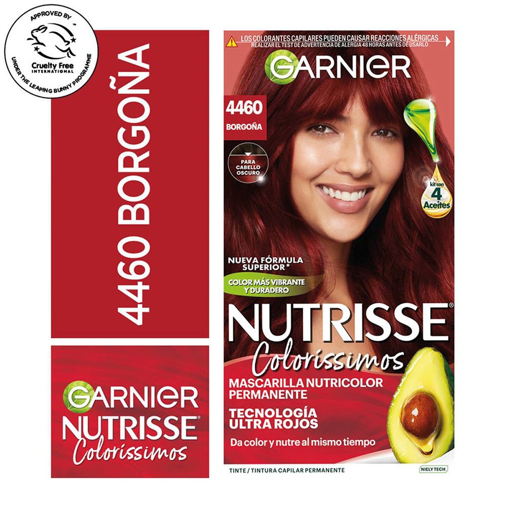 GARNIER - Hair Dye Nutrisse 4460 Burgundy - TRUECOLOR WHOLESALE