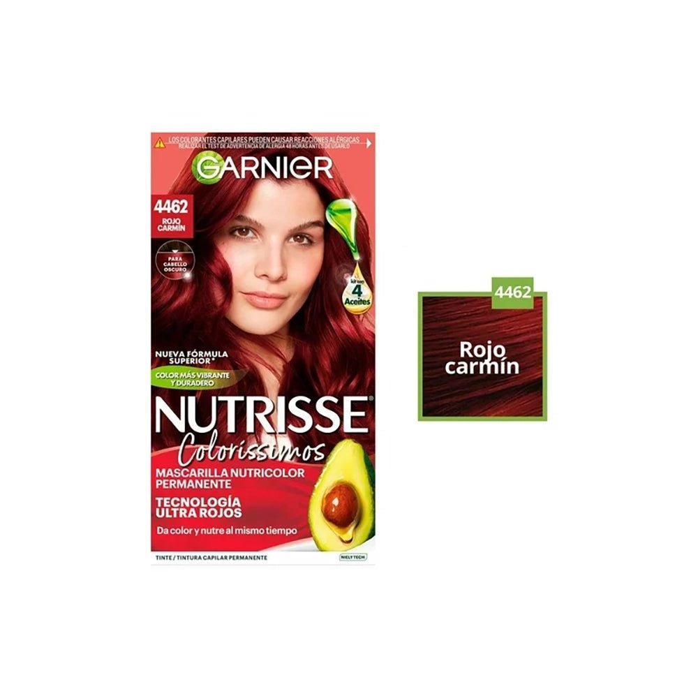 GARNIER - Hair Dye Nutrisse 4462 Carmine Red - TRUECOLOR WHOLESALE