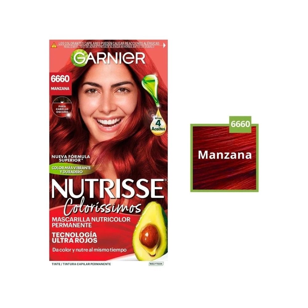 GARNIER - Hair Dye Nutrisse 6660 Apple - TRUECOLOR WHOLESALE