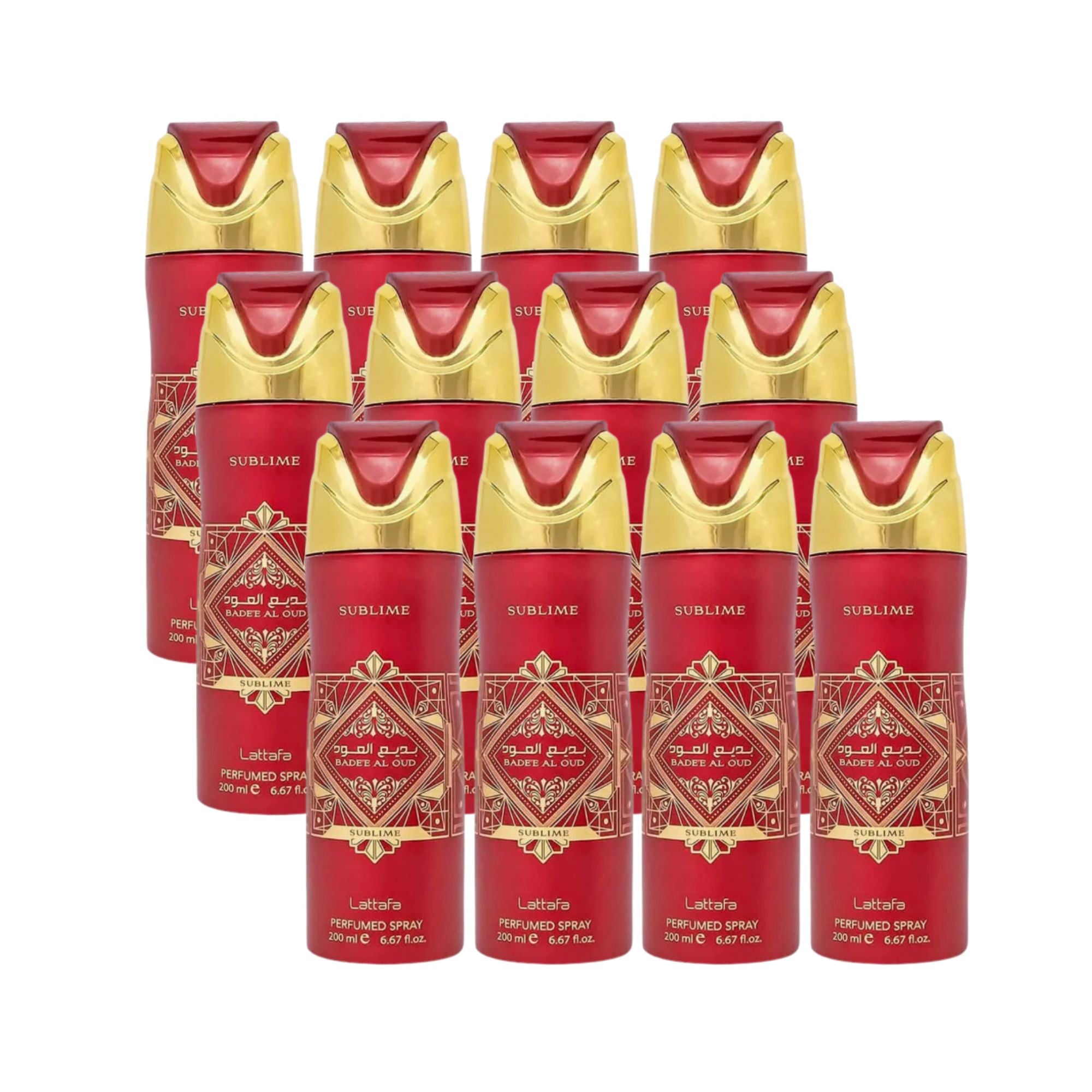 Lattafa - Bade'e Al oud Sublime Deodorant Spray 200ML (6.7 OZ) - TRUECOLOR WHOLESALE