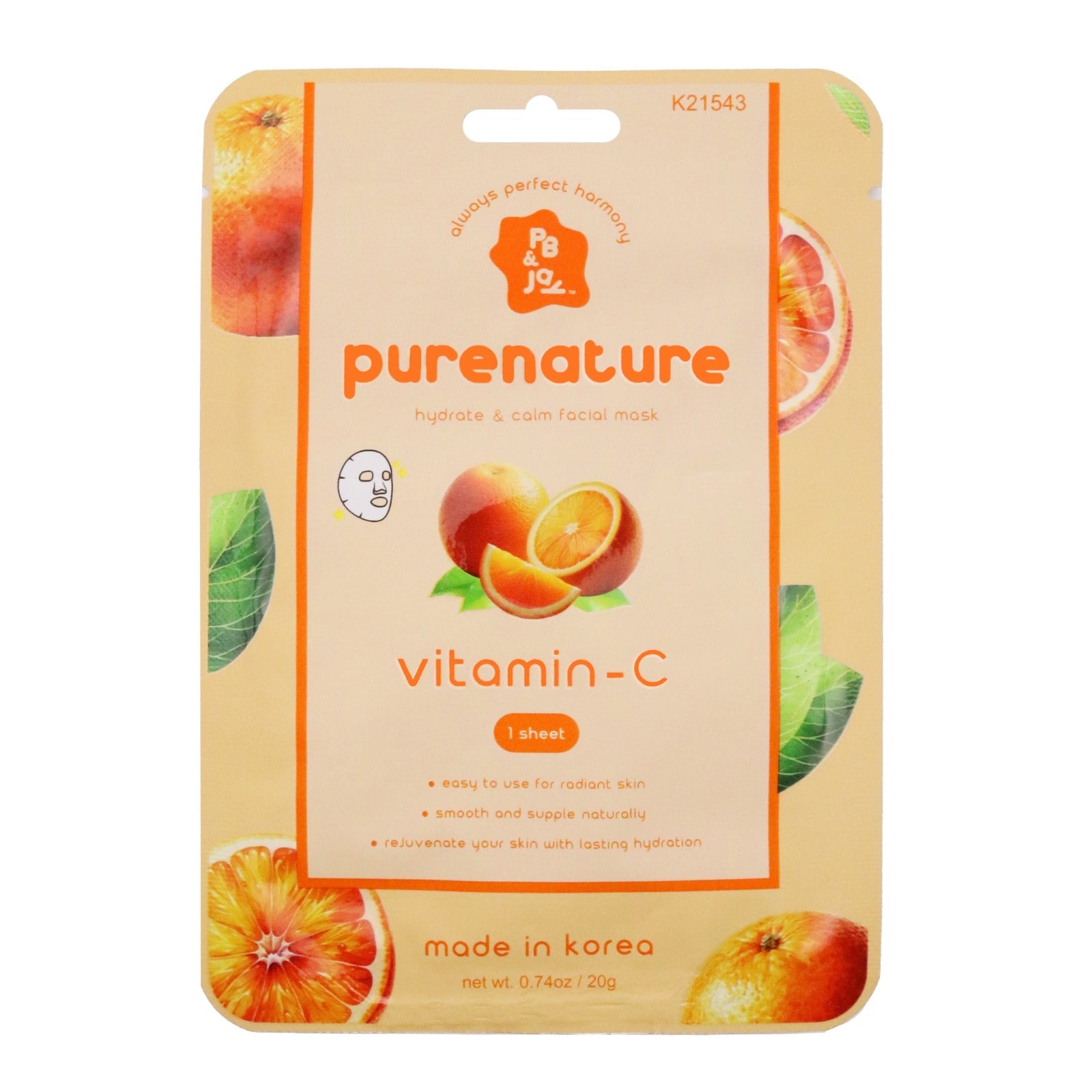 PB & JAY - Purenature Face Mask - TRUECOLOR WHOLESALE