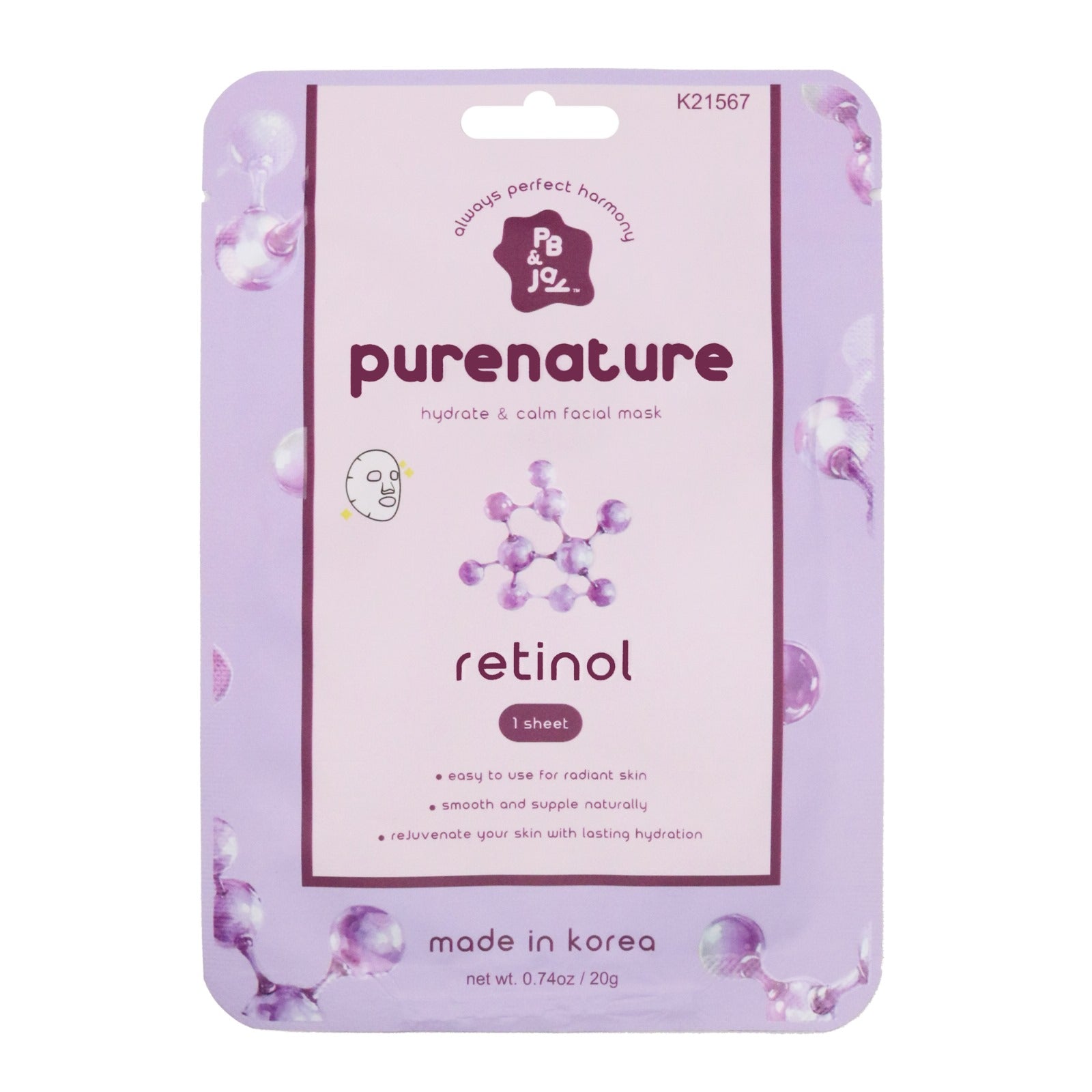 PB & JAY - Purenature Face Mask - TRUECOLOR WHOLESALE