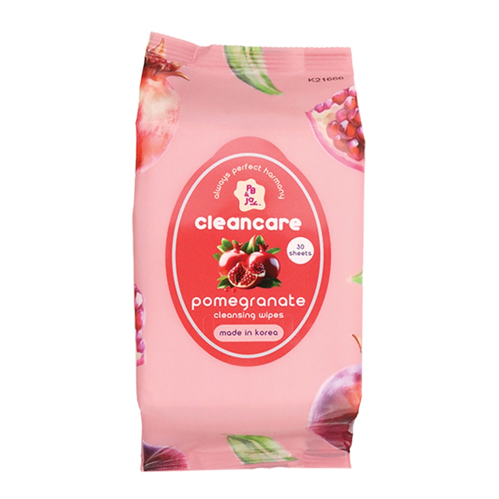 PB & JAY - Cleancare Cleansing Wipes Pomegranate - TRUECOLOR WHOLESALE