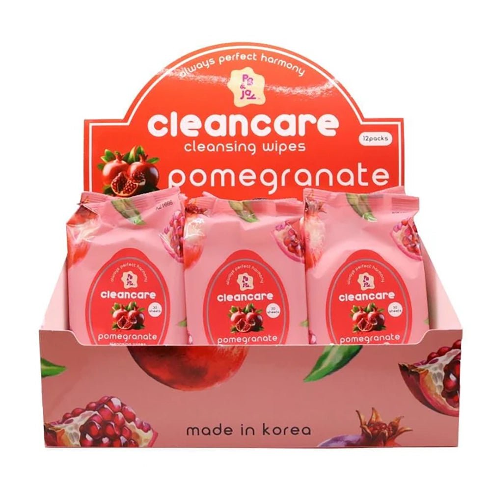 PB & JAY - Cleancare Cleansing Wipes Pomegranate - TRUECOLOR WHOLESALE