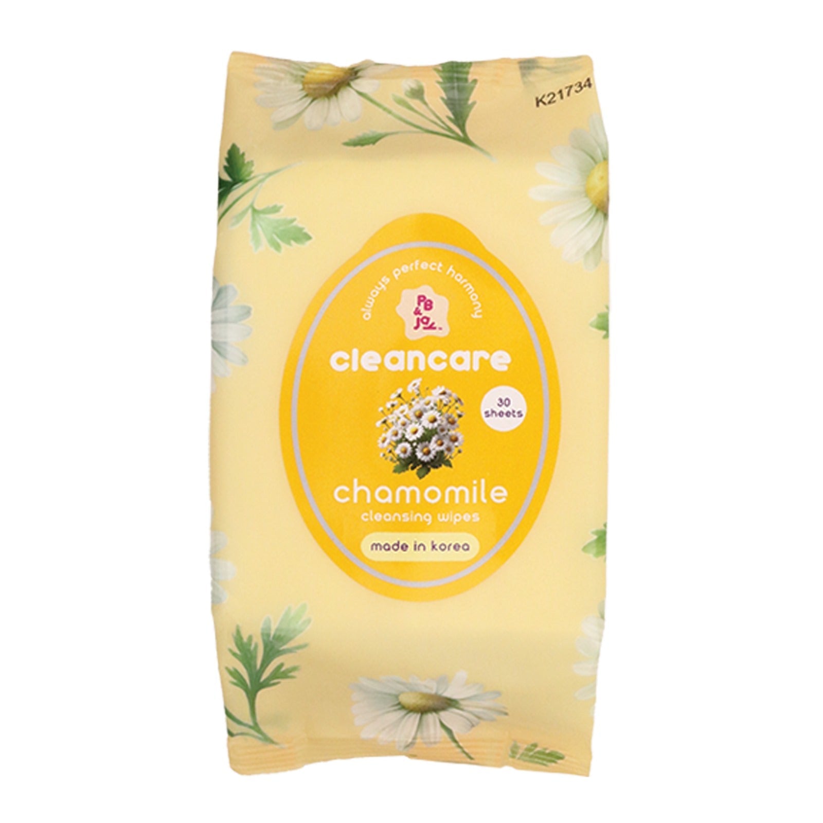 PB & JAY - Cleancare Cleansing Wipes Chamomile - TRUECOLOR WHOLESALE