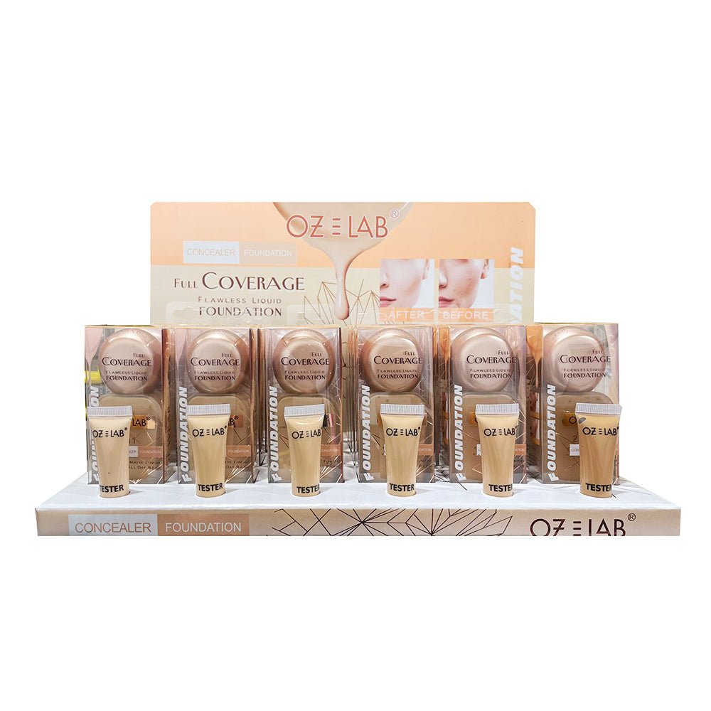OZE LAB - Full Coverage Flawless Liquid Foundation - TRUECOLOR WHOLESALE
